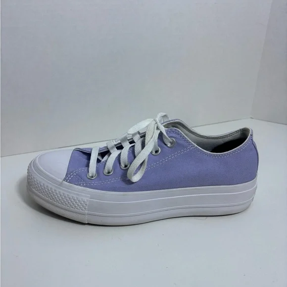Converse Lavender Purple Low Top Sneakers - Picture 6 of 9